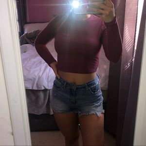 FashionNova Longsleeve crop top